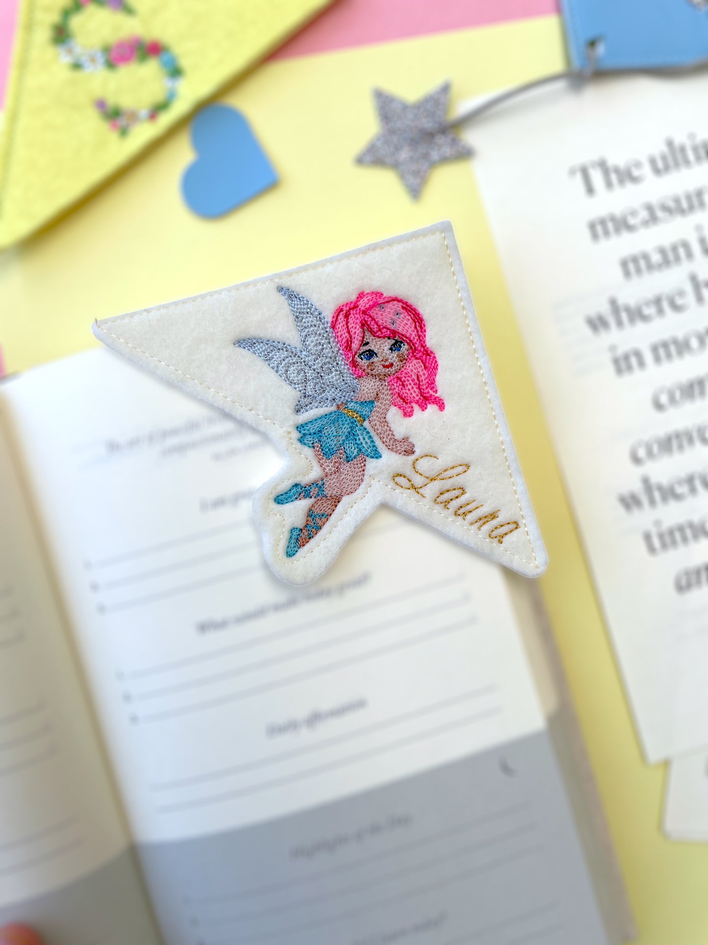 Fairy Personalized Corner Bookmark