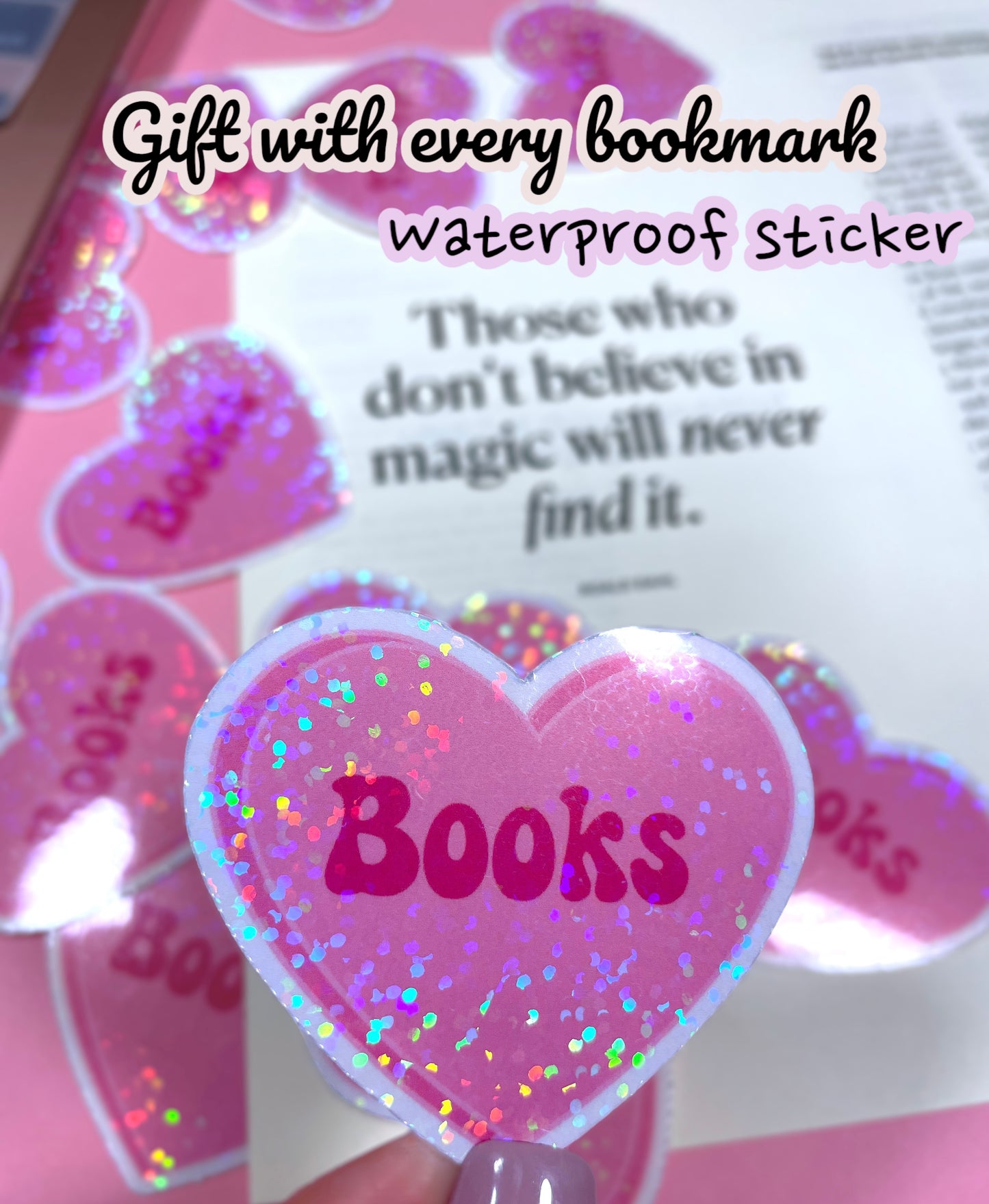 Personalized Embroidered Corner Bookmark Winter Thread Color Design