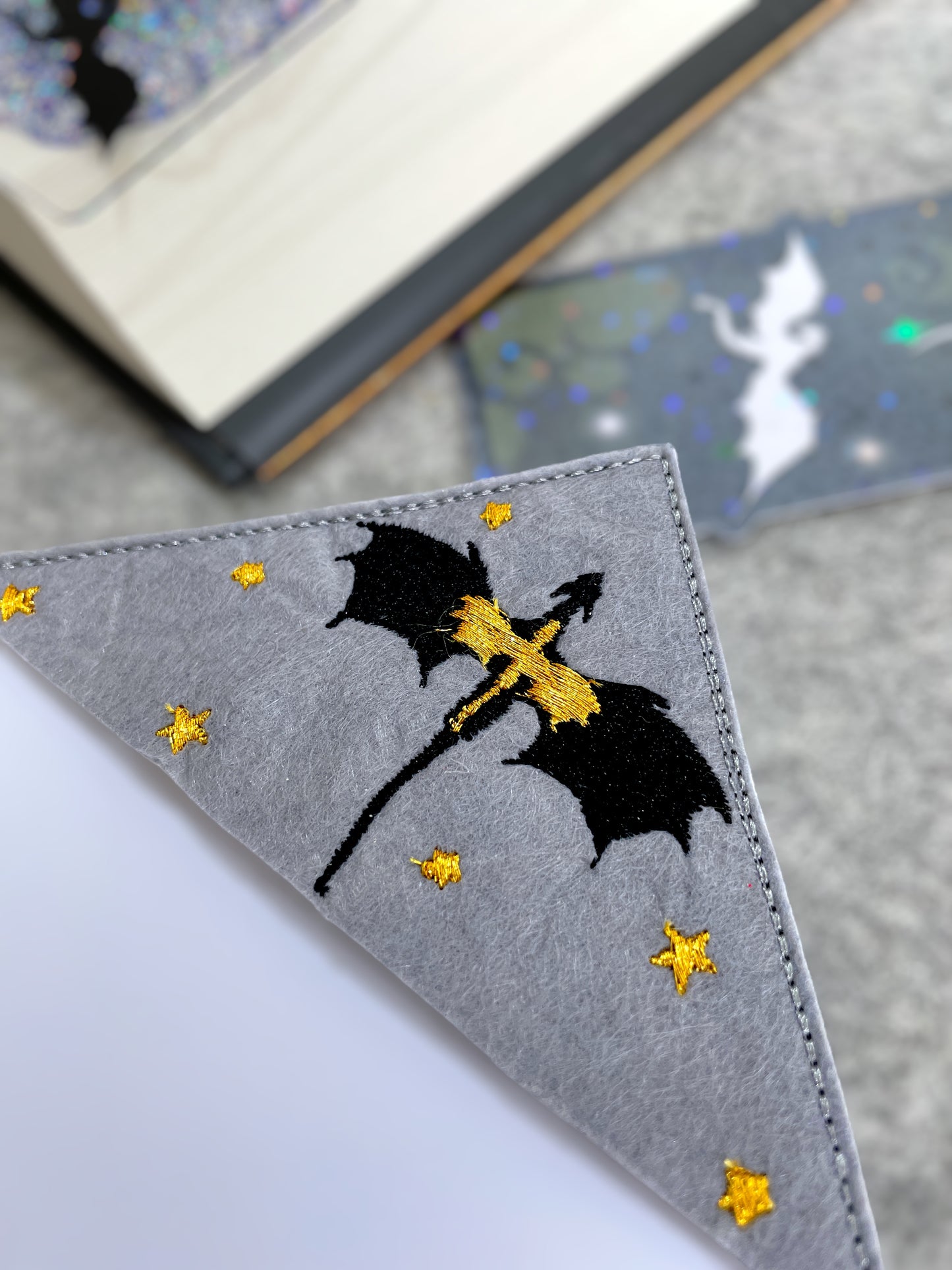 Embroidered Dragon Bookmark