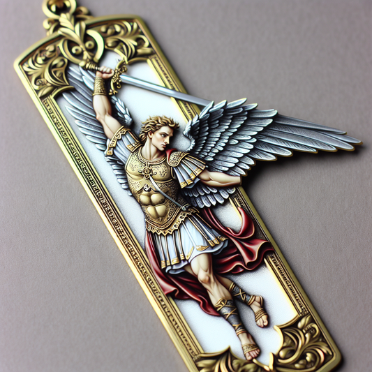 st michael bookmark