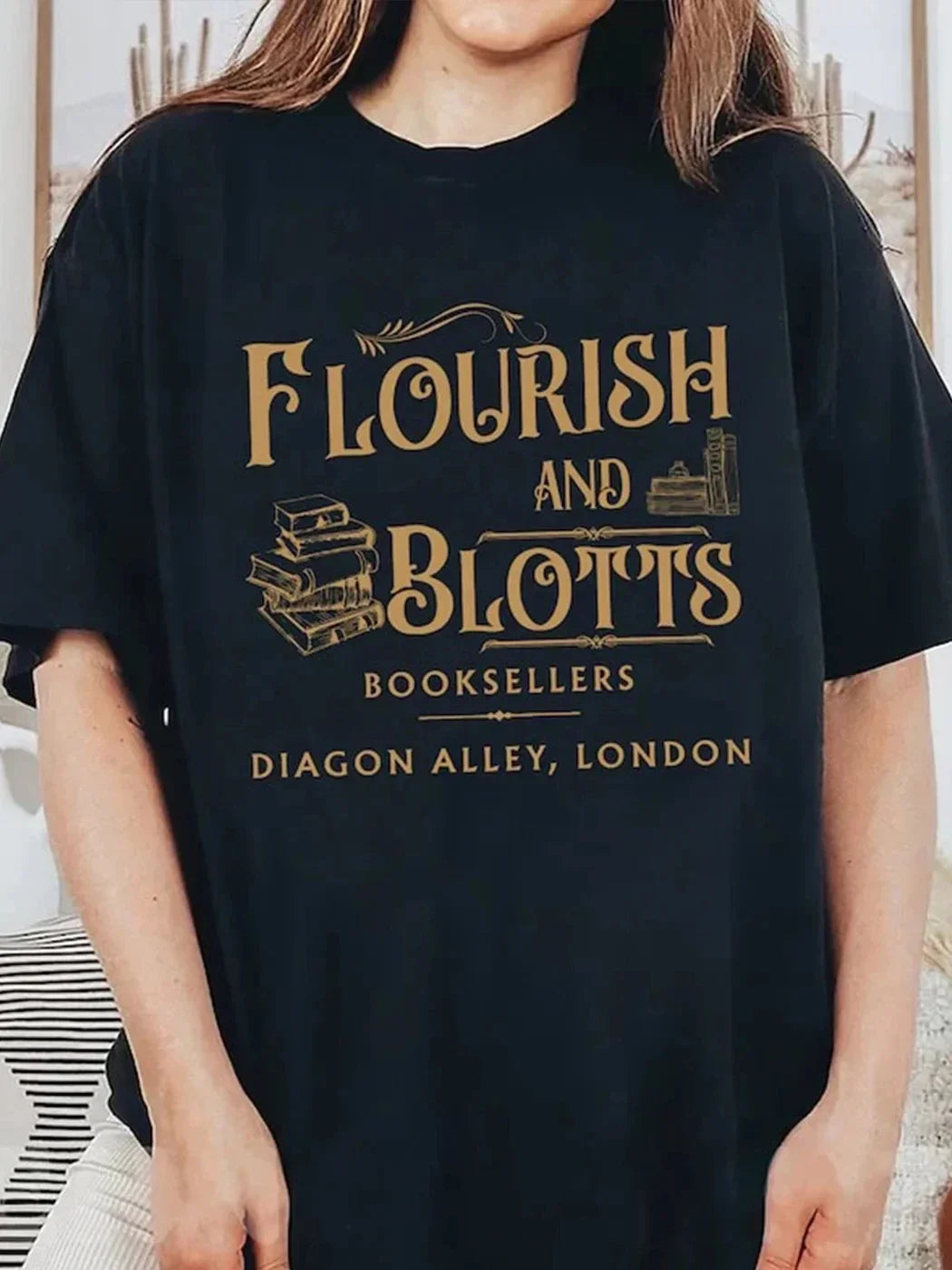 Flourish And Blotts Bookish Shirts