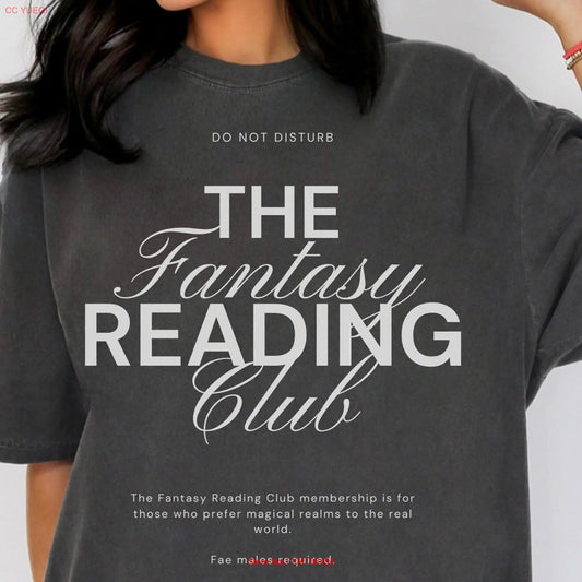 The Fantasy Reading Club Bookish Shirts