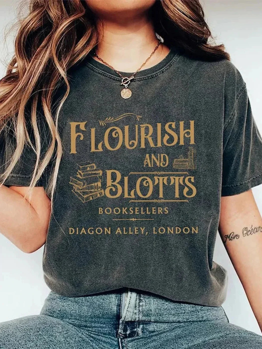 Flourish And Blotts Bookish Shirts